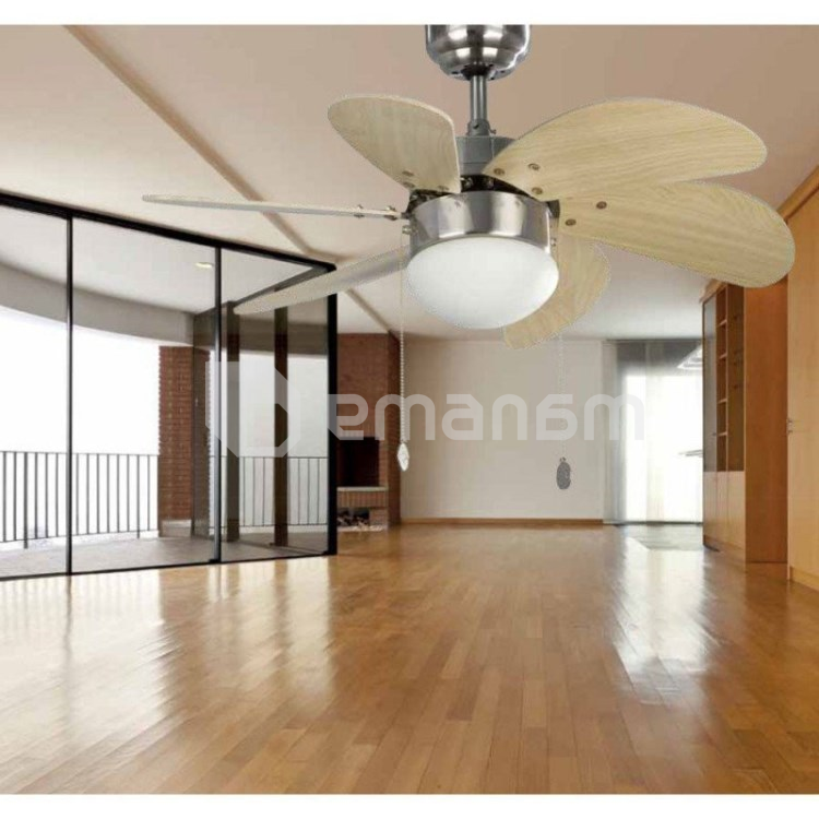 ვენტილატორი PALAO E14 1х40W Ø820მმ ღია ხისფერი