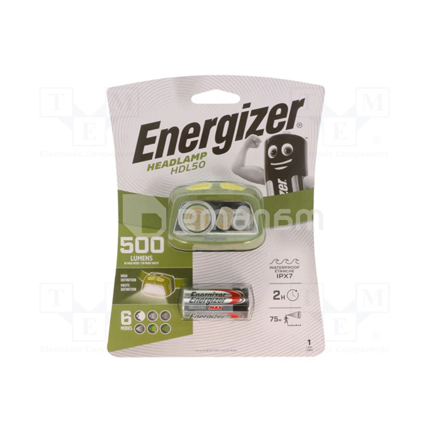 ფარანი თავის Energizer 500Lm HDL50 High CRI IPX7 4315