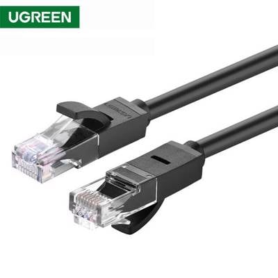 ქსელის კაბელი UGREEN NW102 (20163) Cat6 Patch Cord UTP Lan Cable 8m (Black)