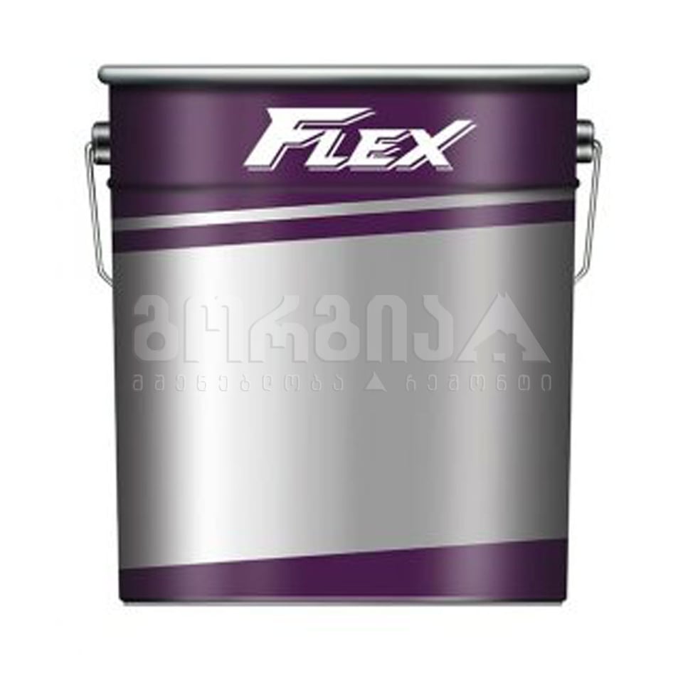 საღებავი ხისა და მეტალისთვის გლუვი 3/1 FLEX-1000 (თეთრი) 3კგ