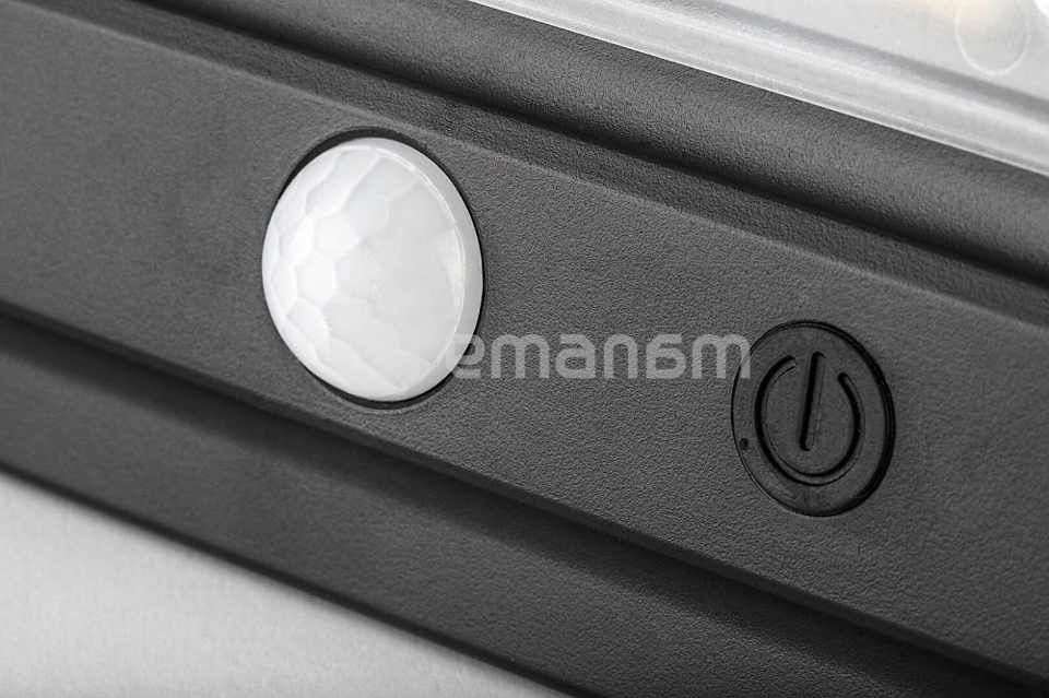 სანათი კედლის Rabalux Flaxton 7W 4000К 700Lm IP54 77040 Solar სენსორი შავი