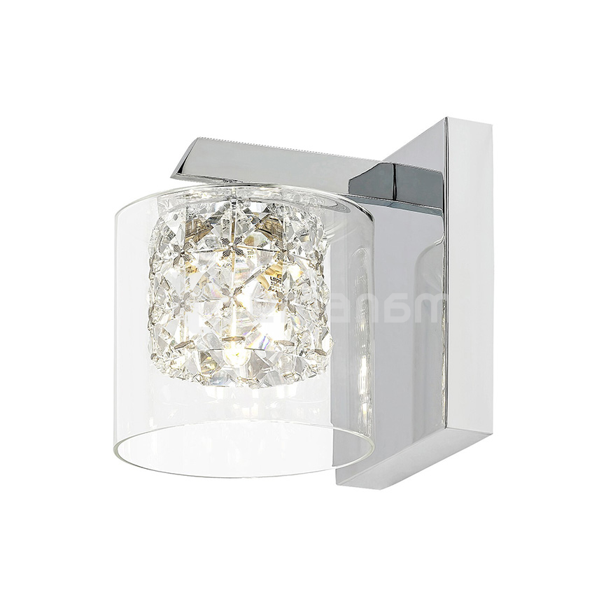 ბრა Rabalux DUCHESS LED 1 G9 h150 L120 ქრომი გამჭირვალე 3113