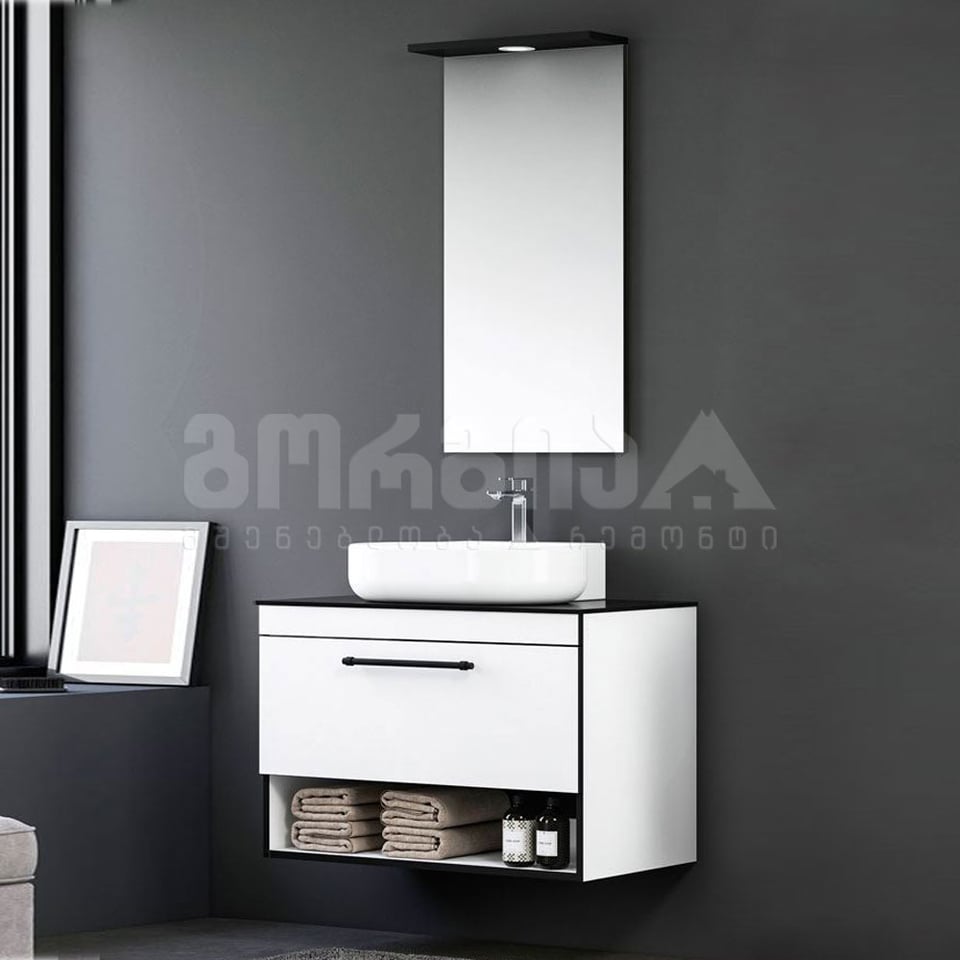 აბაზანის ავეჯის კომპლექტი KNIDOS 70 სმ  WHITE