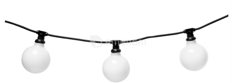 ჩამოსაკიდი ნათურები New Light E27 30x 10მ IP65 მრგვალი კაბელი