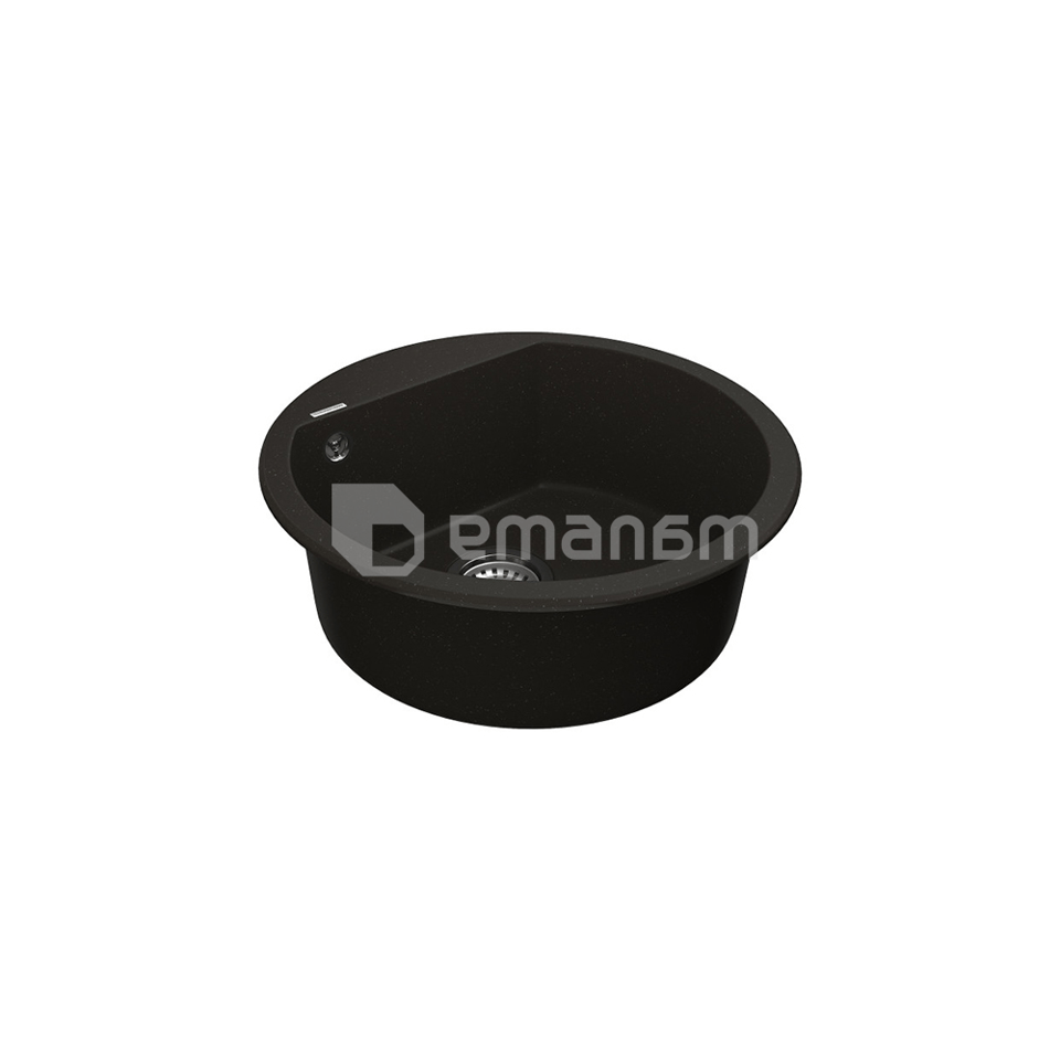 სამზარეულოს ნიჟარა Vankor Tera Black D51 TMR 01.50 შავი