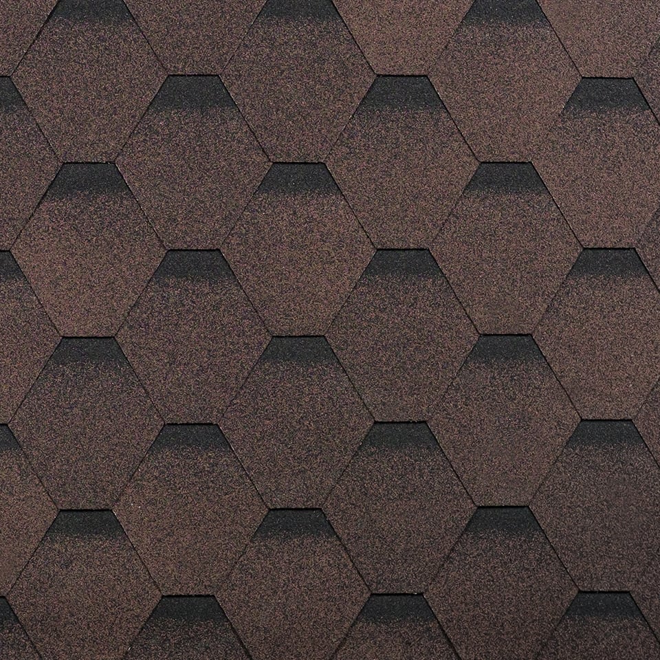 კრამიტი ბიტუმის ყავისფერი ROOFMAST Sonata 3,4 მ²