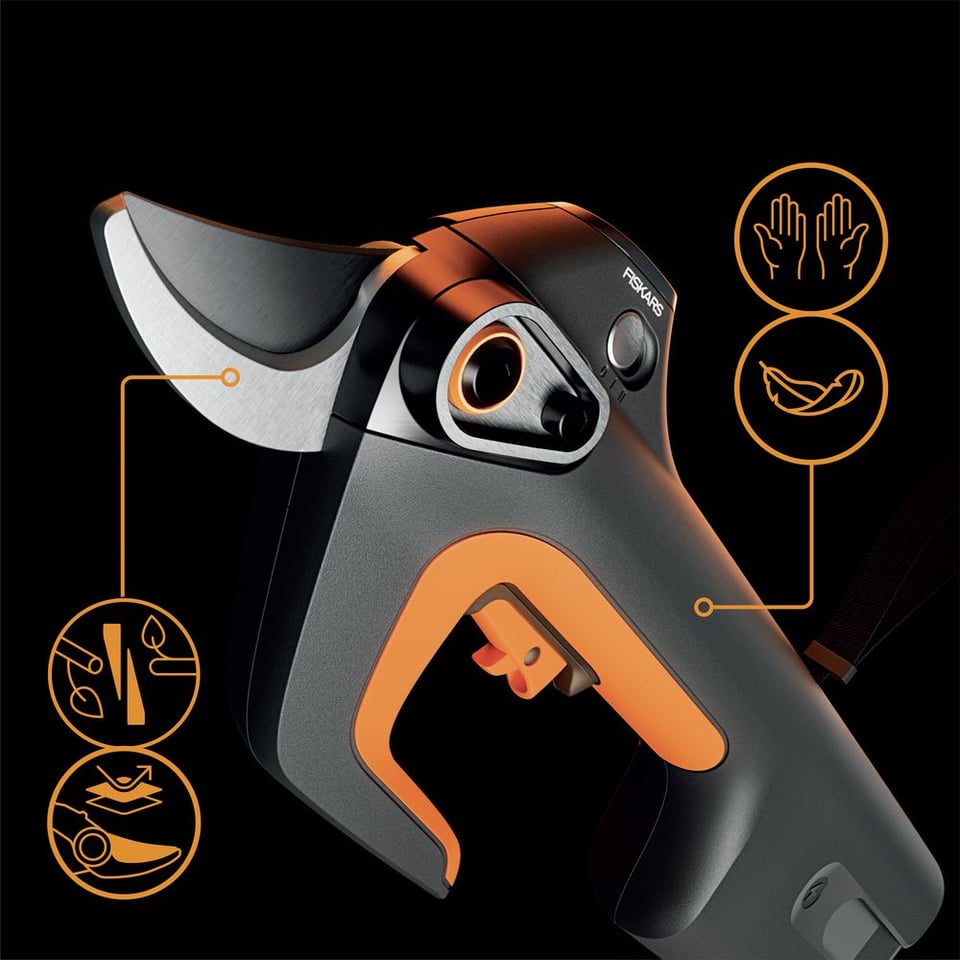 აკუმულატორული სეკატორი Fiskars ePruner L Bypass 1082298 12V