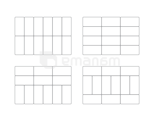 კედლის რბილი პანელი VOX Profile Regular 1 30x60 სმ. ლურჯი