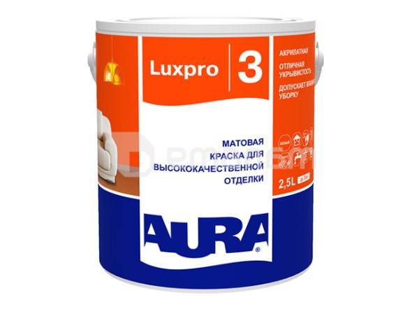 დისპერსიული საღებავი Eskaro Aura Luxpro 3 2.5 ლ