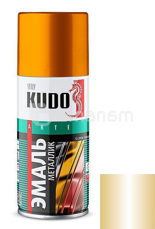 ემალი უნივერსალური მეტალიკი Kudo KU-1028.1 210 მლ ოქრო