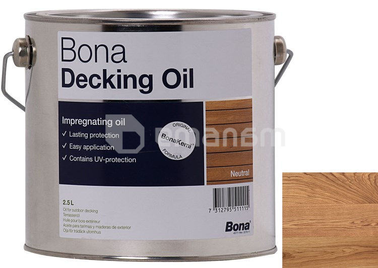 ზეთი Bona decking oil Neutral 2.5 ლ