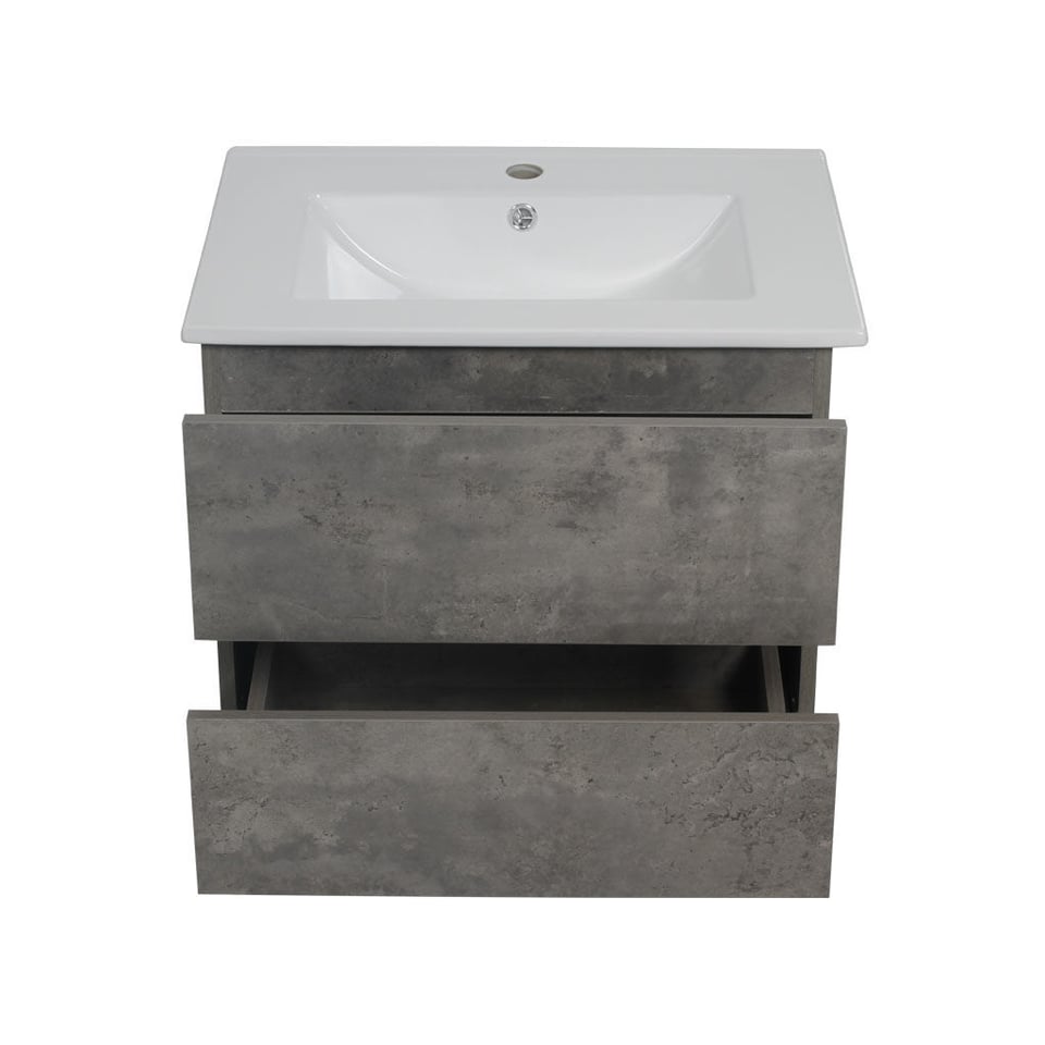 აბაზანის ავეჯის კომპლექტი ნაცრისფერი  JDL-550