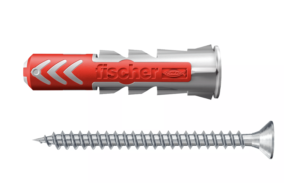 დუბელი DUOPOWER 8x40 S | ჭანჭიკით (50 ცალი)
