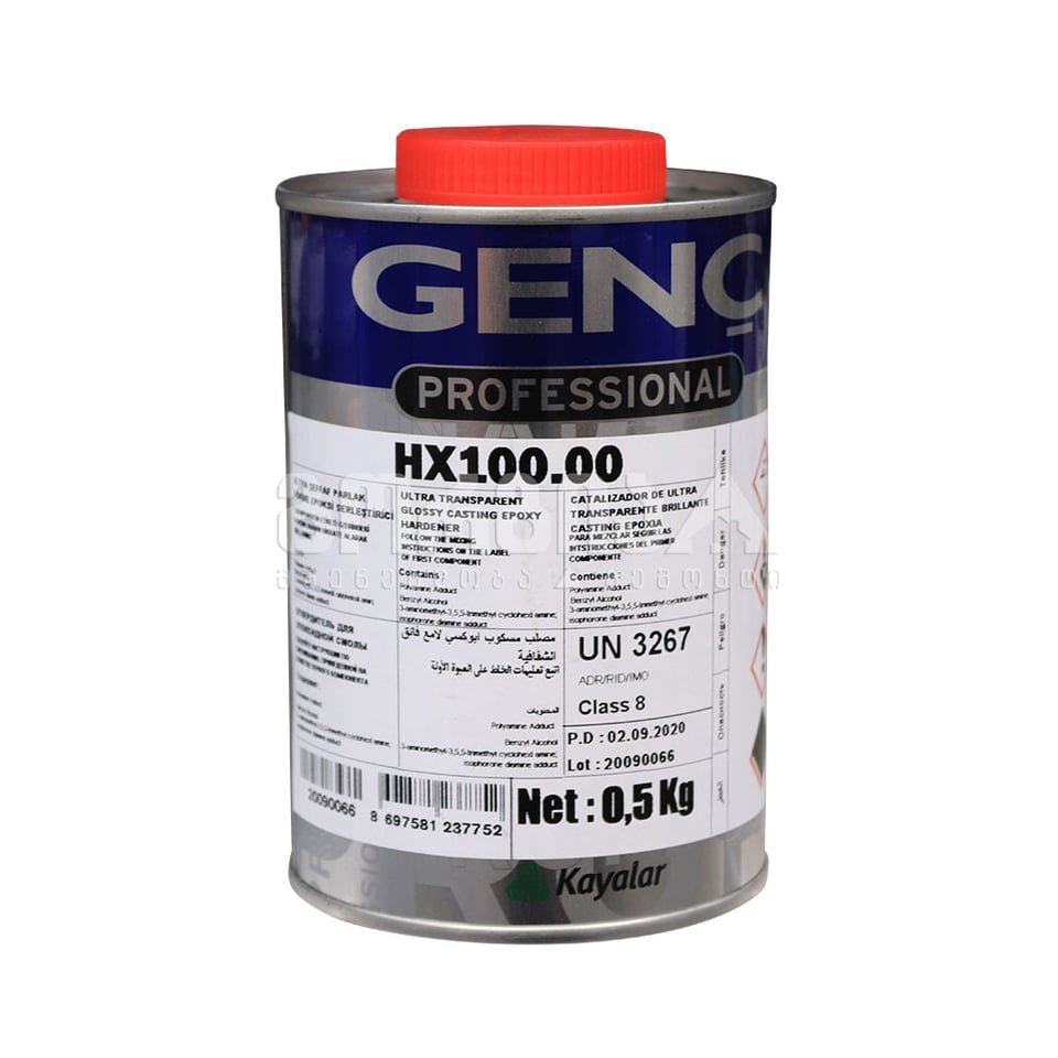 ეპოქსიდი 0,5 კგ ბ კომპონენტი HX100.00 Genc