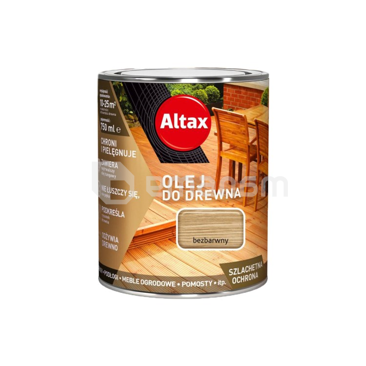 ზეთი ხის Altax უფერო 750 მლ
