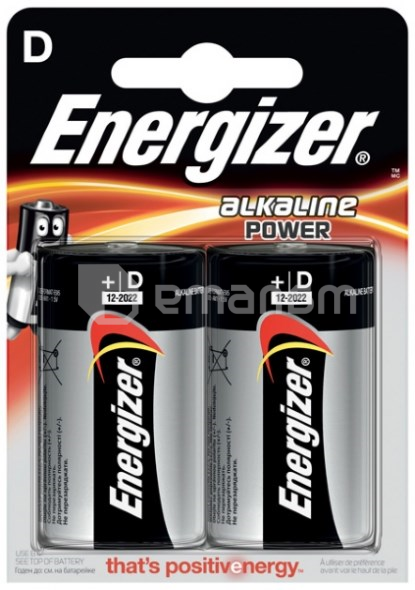 ელემენტი Energizer D Alkaline Power 2 ც