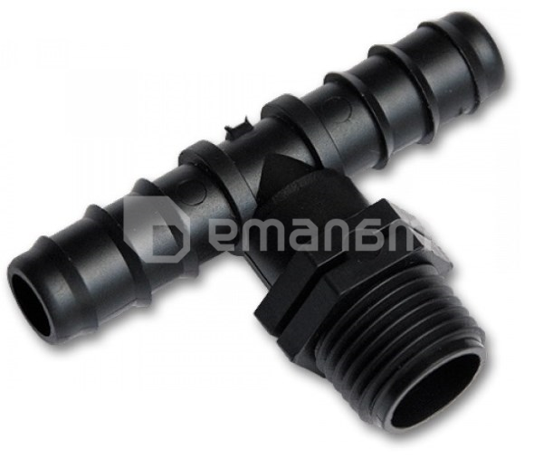 სამკაპი Bradas DSWA06-1216L გარე ხრახნით 1/2", მილის შტუცერი 16 მმ