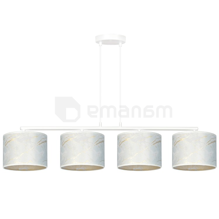 საკიდი EMIBIG Broddi 4 E27 4x MAX 60W მარმარილო თეთრი