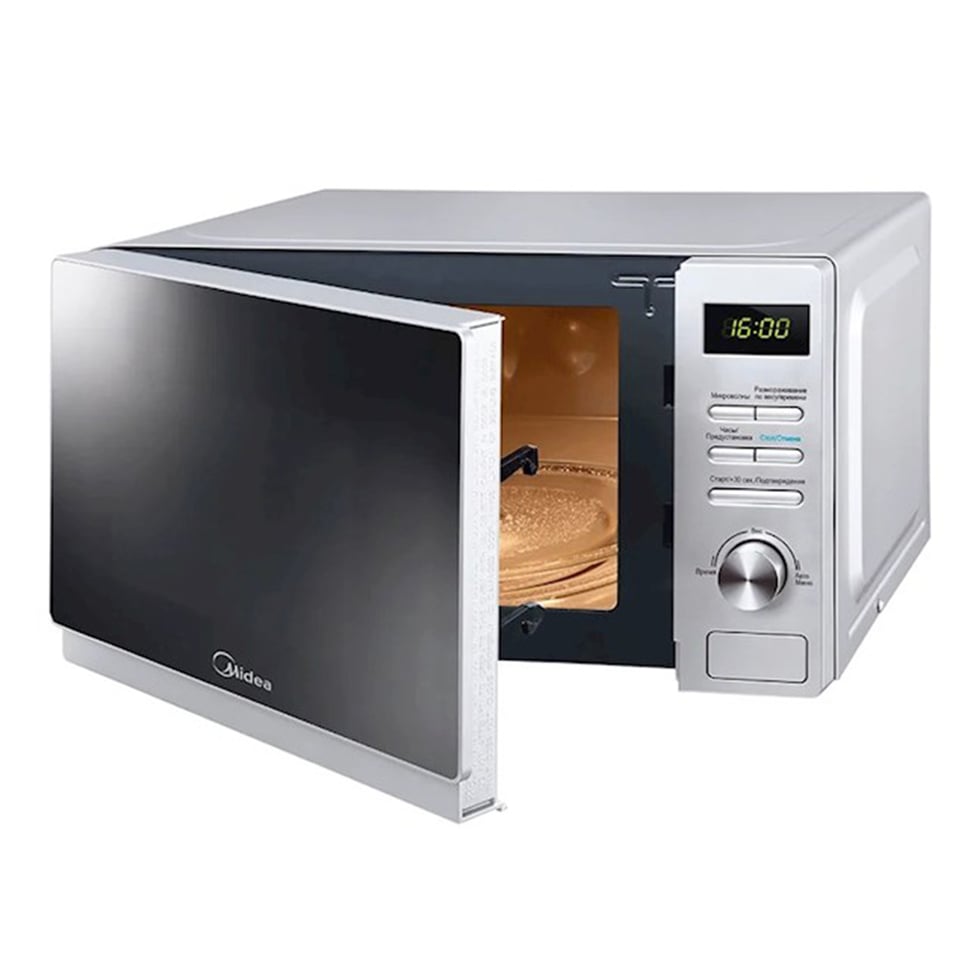 მიკროტალღური ღუმელი ვერცხლისფერი Midea 20 ლ