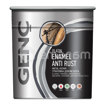 გრუნტი ანტიკოროზიული Gench Synthetic Antirust 750 მლ ნაცრისფერი