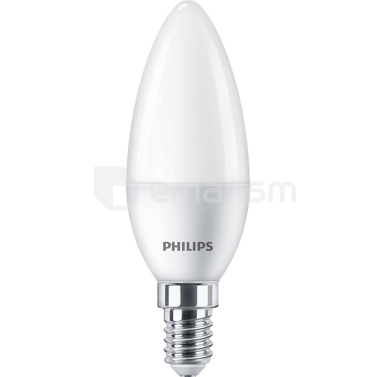 შუქდიოდური ნათურა Philips Ecohome 5W 2700W 500lm E14 827B35NDFR