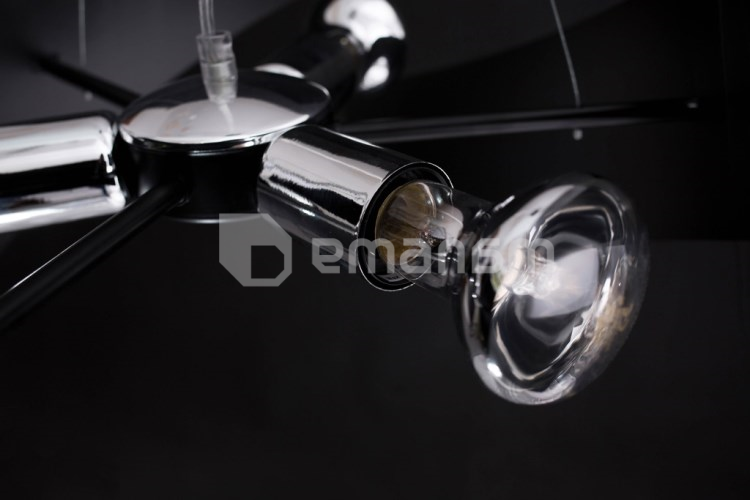 ჭაღი EMIBIG VIENO E27 3x MAX 60W შავი