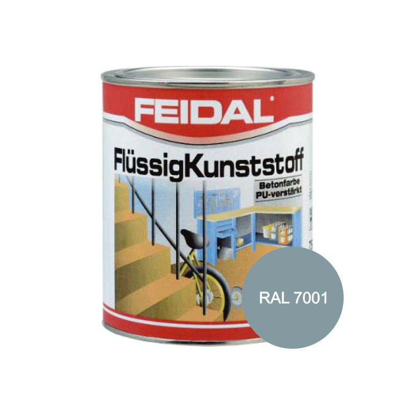 უნივერსალური საღებავი FLUSSIGKUNSTSTOFF ღია ნაცრისფერი 2.5 ლ