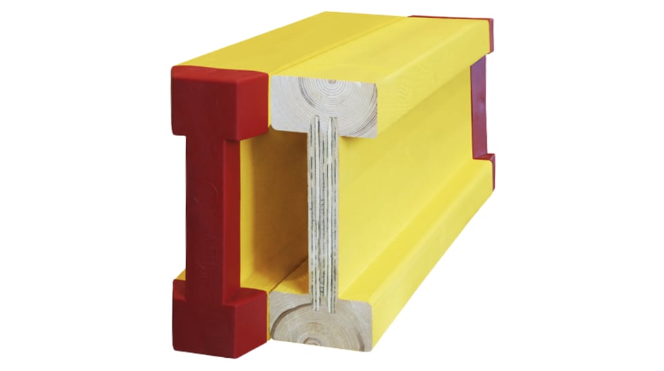 სამშენებლო კოჭი ATTIK43 Beam H20 profi 4.9 მეტრი