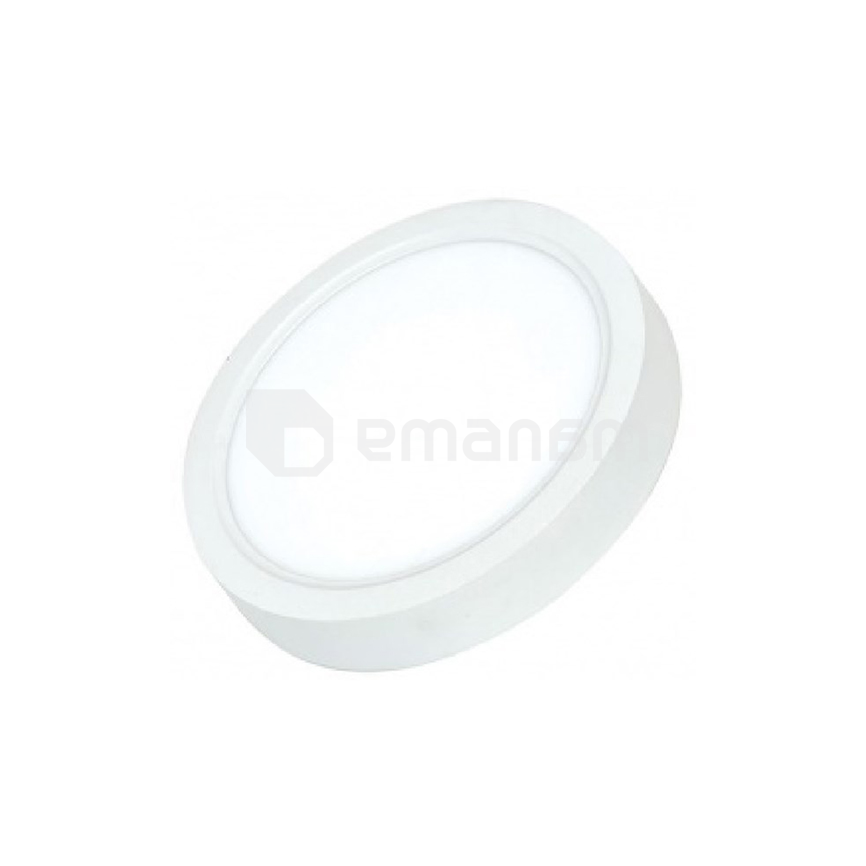 პანელი ლედ ACK თეთრი მრგვალი 12W 4000K IP20 ზედა მონტაჟისთვის