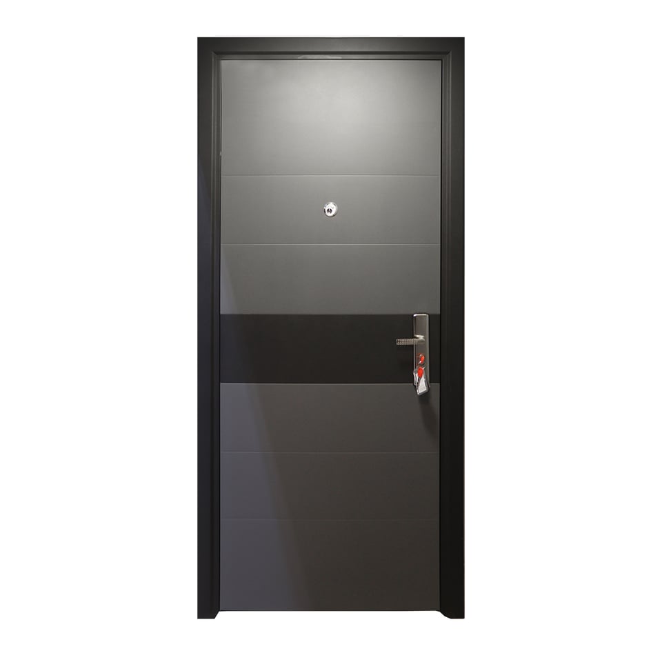 ლითონის კარი TN-09 2200*960*70 0.8/1.4 L/O გარე მარცხენა