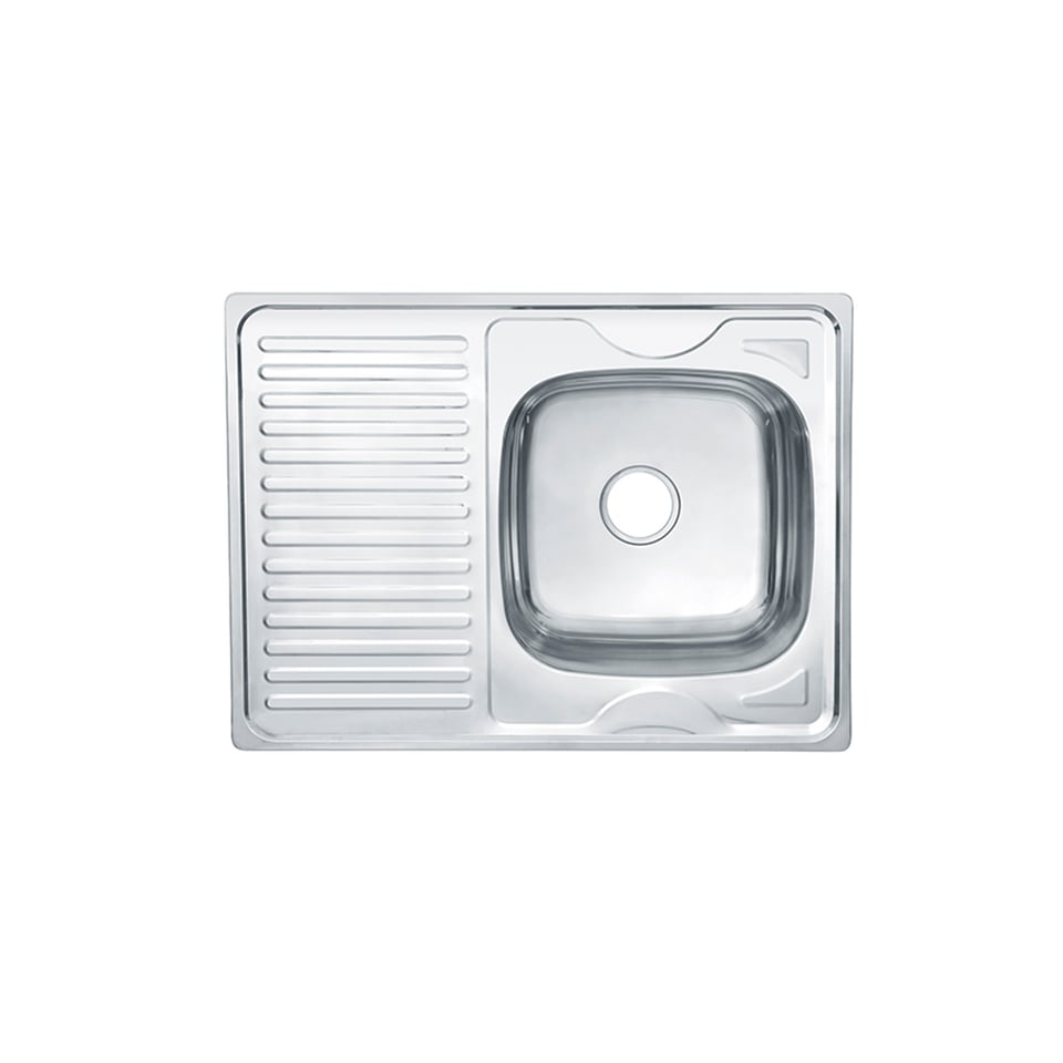 სამზარეულოს ნიჟარა+სიფონი 800*600*180 (0.6MM)RIGHT LS-8060S