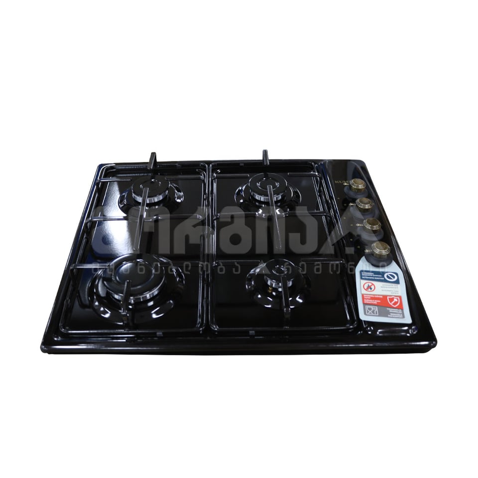 ჩასაშენებელი ქურის ზედაპირი KUMTEL LX-410BF RustikBlack
