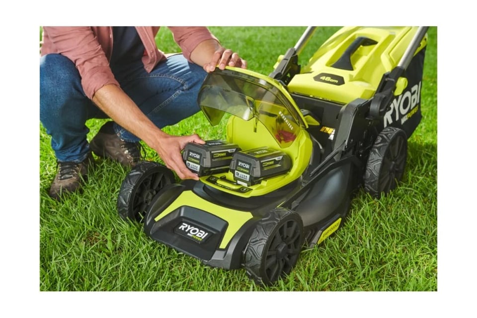 გაზონის საკრეჭი აკუმულატორის Ryobi RY36LMX46A-150