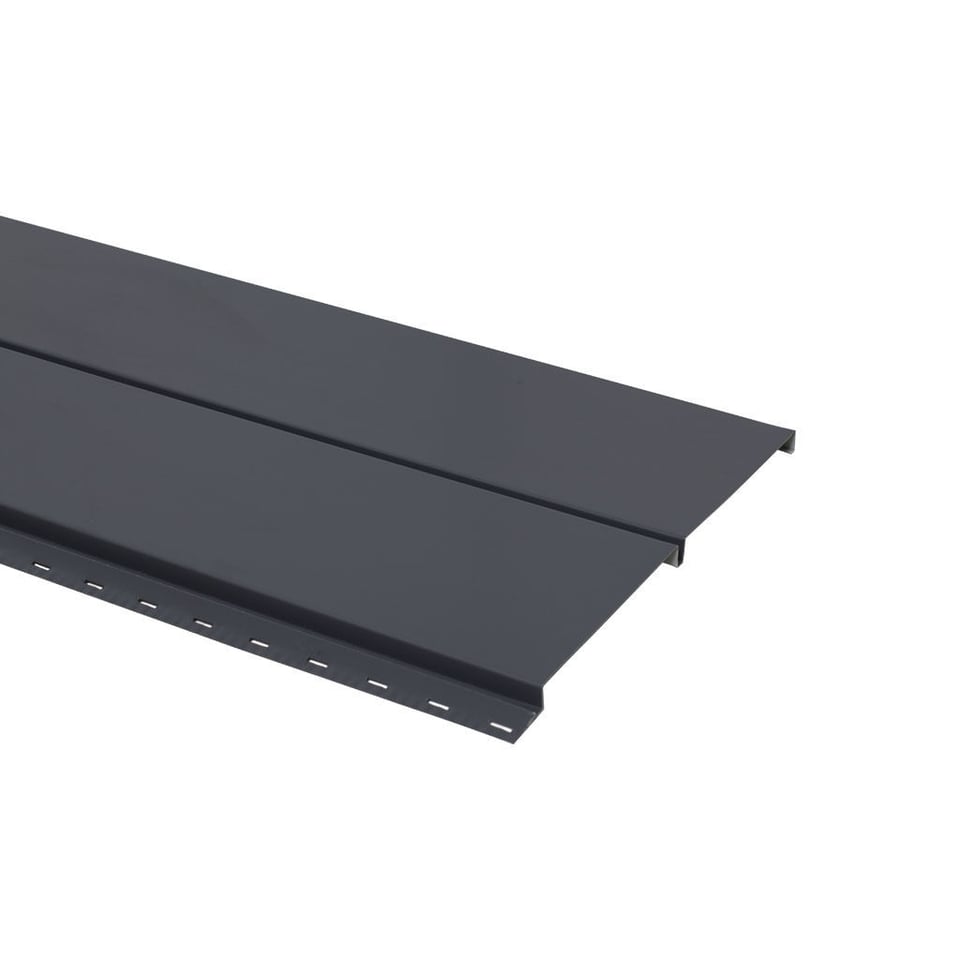 154-იანი ფერადი თუნუქის საიდინგი 0.50X340 პრიალა RAL 7024 NOVA