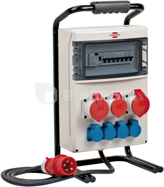 გამანაწილებელი Brennenstuhl 7 2м 5 4mm2 16 32A BSV IP44 011