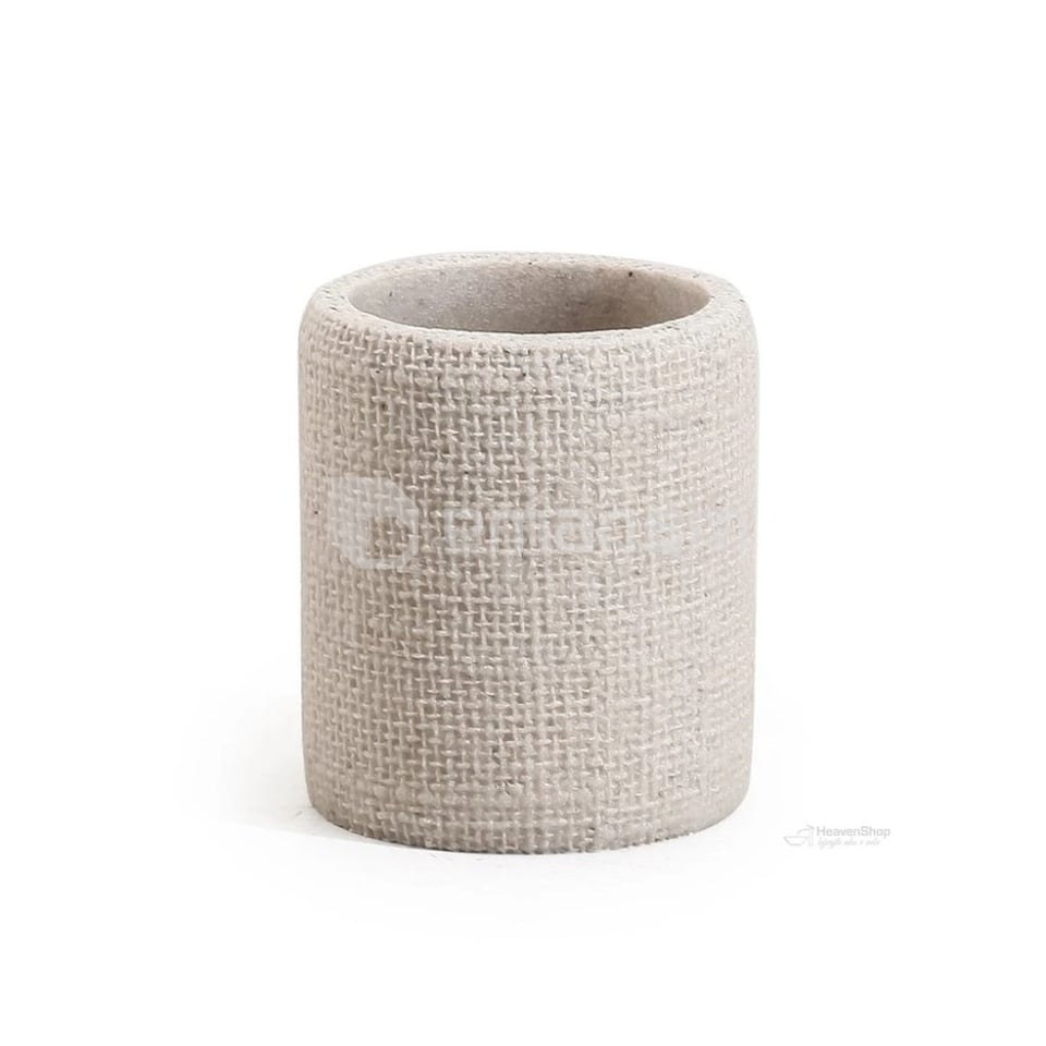კბილის ჯაგრისების ჭიქა Bisk 08567 Craft Beige