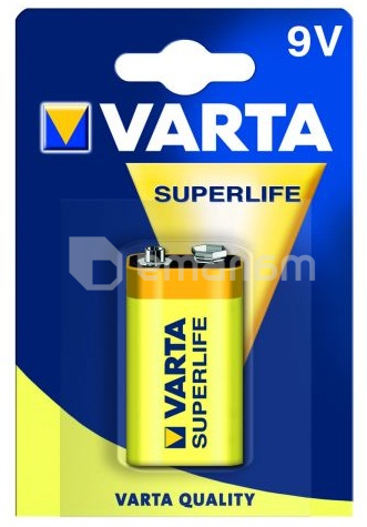 ელემენტი მარილოვანი VARTA Superlife 6LR61 9 V 1 ც