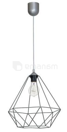 საკიდელი LUMINEX 1 Basket ნაცრისფერი 7216 E27 1x MAX 60W