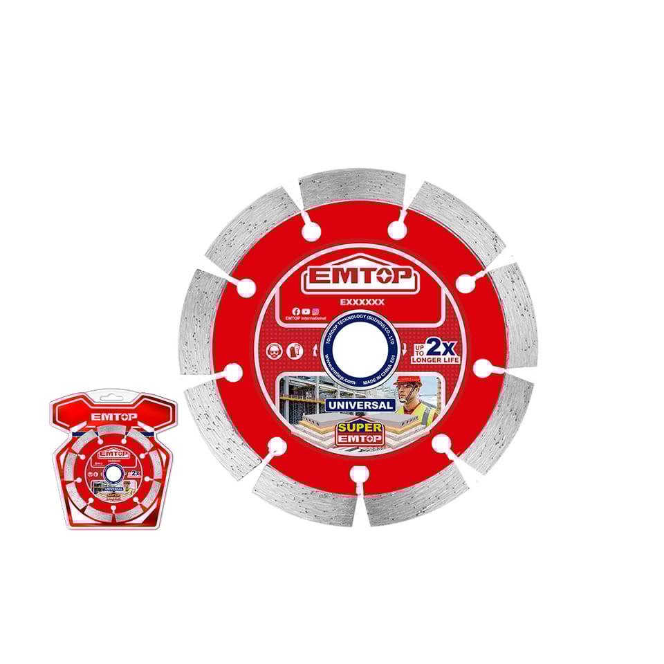 საჭრელი დისკი ალმასის 115მმ EDDC011151 EMTOP