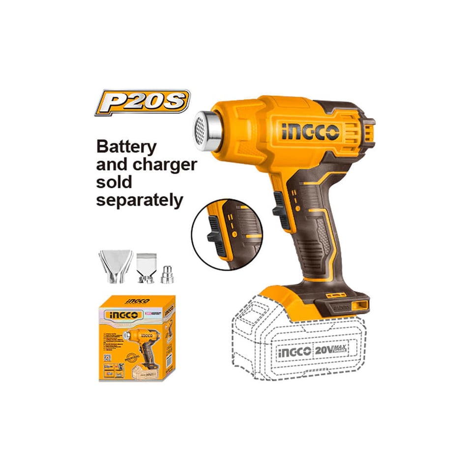 ტექნიკური ფენი 20V-300/550°C Li-Ion Proline (HGLI2002)