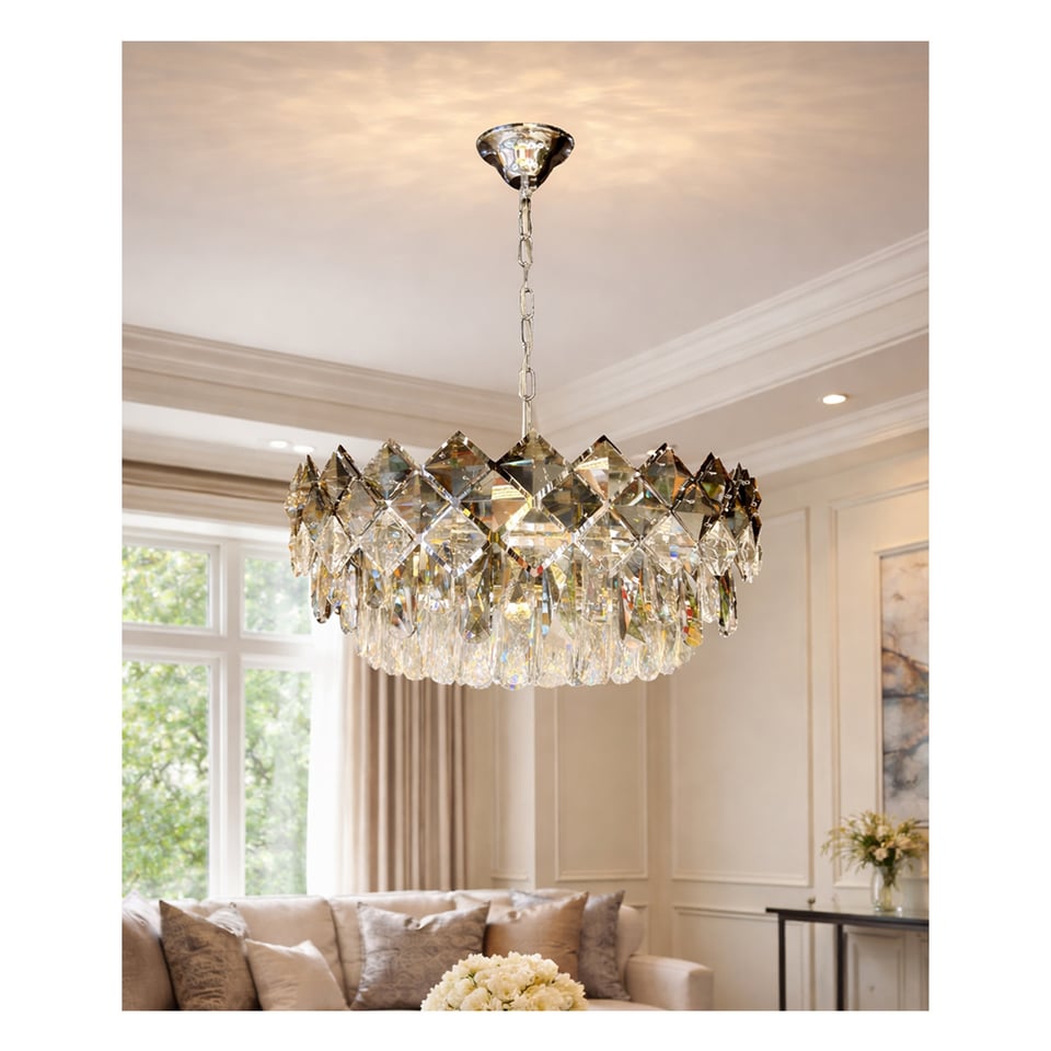 ჭაღი Crystal Chandelier 19663 11xE14 60W