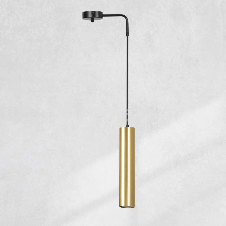 საკიდი EMIBIG Goldi 1 GU10 1x MAX 30W შავი ოქროსფერი