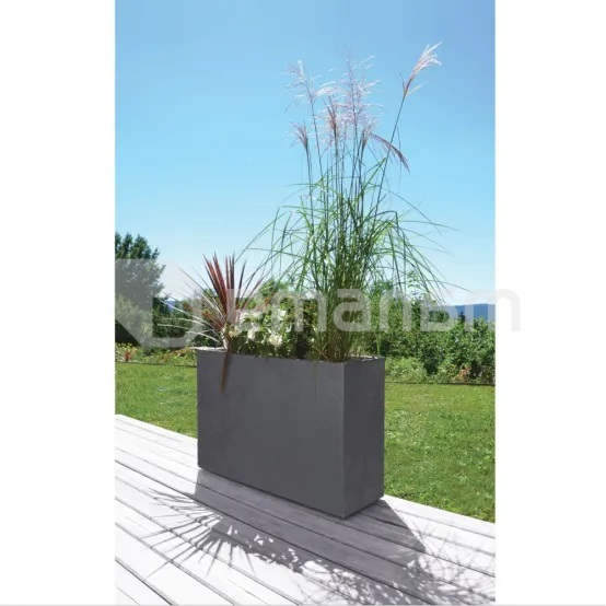 ქოთანი პლასტმასის EDA Plastiques LOFT L BASALT 78,5 X 29,5 X 60სმ 46ლ