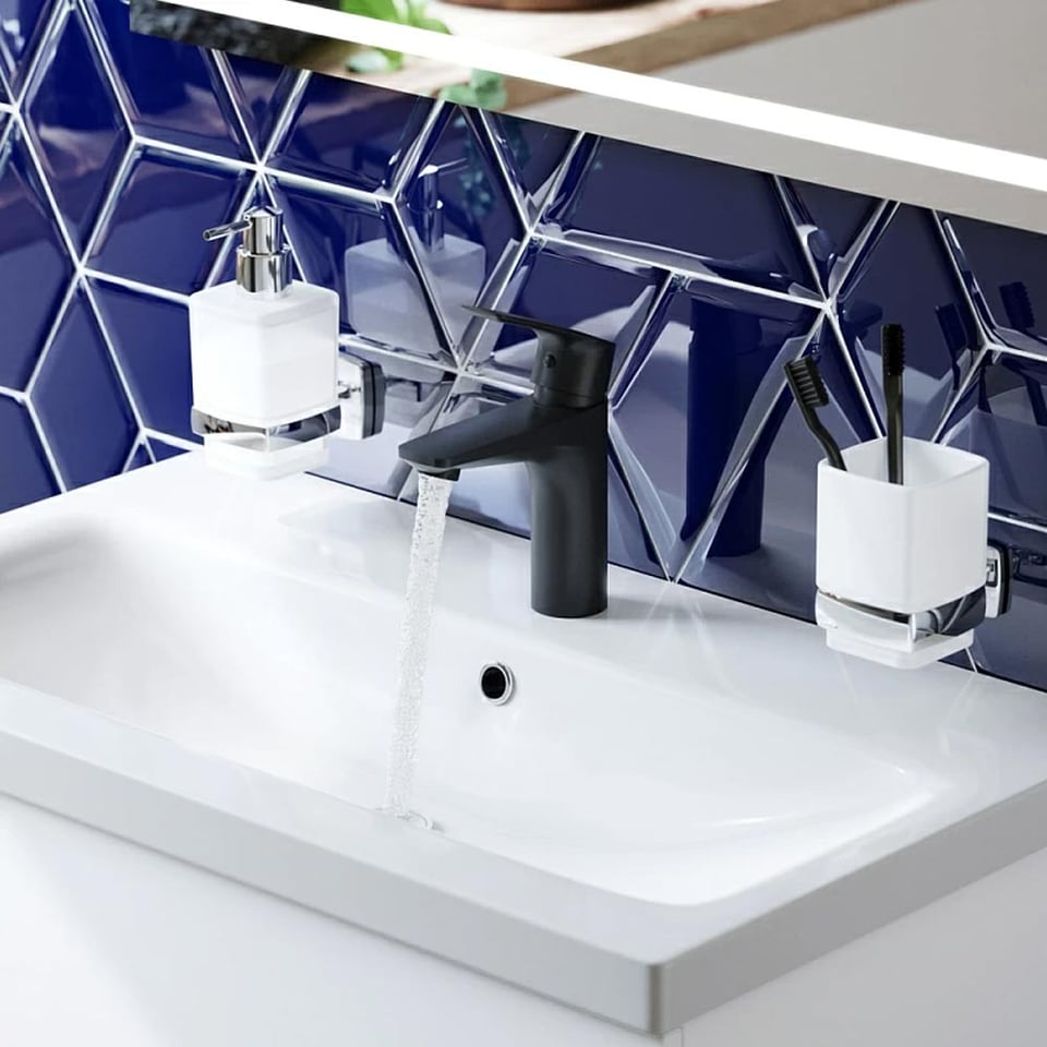 ხელსაბნის შემრევი F90A02122 Gem, შავი