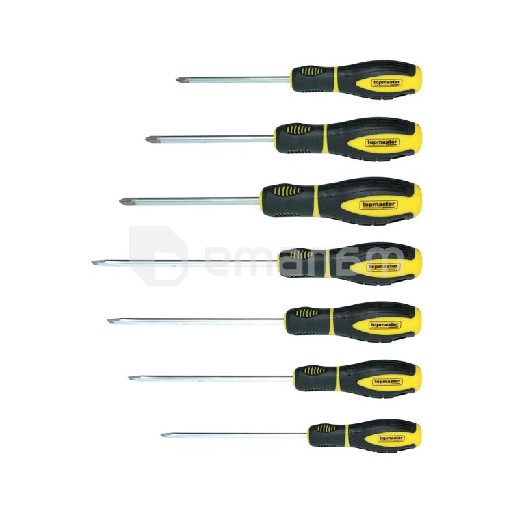 სახრახნისების ნაკრები Topmaster S2 TMP 225106 7 ც