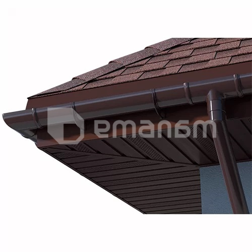 ცალუღი მილის უნივერსალური Technonicol L140 125/82 PVC ყავისფერი