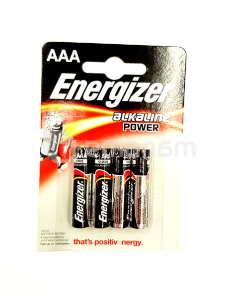 ელემენტი Energizer 4 x AAA 1.5V
