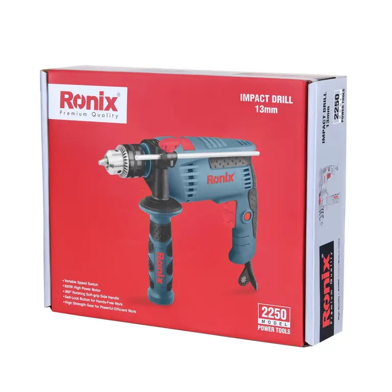 ელექტრო დარტყმითი ბურღი Ronix-2250 850w