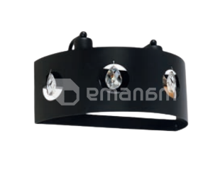 საკიდი LUMINEX 1 Torch შავი 981 E27 2x MAX 60W