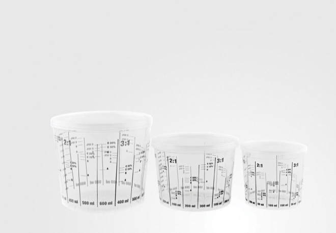 Chamaleon შესარევი ჭურჭელი 385ml  Mixing cups
